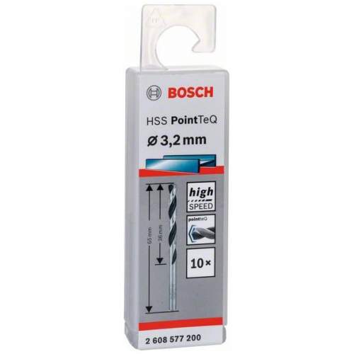 Сверло по металлу BOSCH 3.2mm по 10 шт HSS PointTeQ