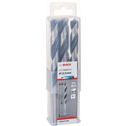 BOSCH HSS PointTeQ 12.5х151 мм набор 5 свёрл
