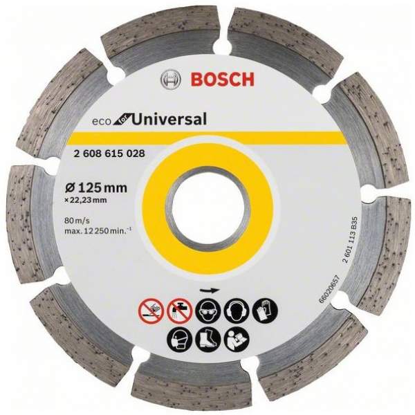 Алмазный диск BOSCH Амазный ECO Universal 125х22 мм (10 шт)
