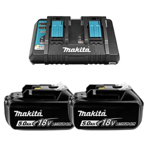 Аккумулятор MAKITA BL1850B (2х5,0Ач) + DC18RD, картон