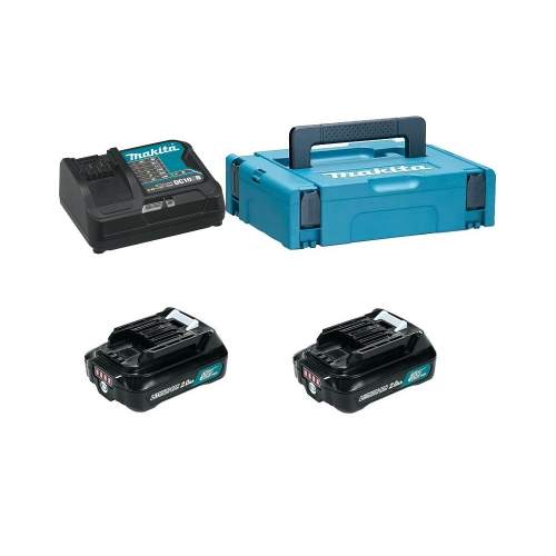 Аккумуляторы и зарядные устройства MAKITA BL 1021 B (2*2.0 Ah, DC 10 SB, MAKPAC-1)