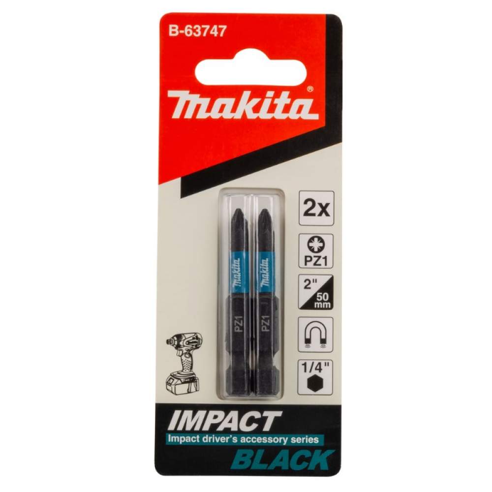 Бита MAKITA PZ1 ударная 50 мм, Impact 2 шт. C-form