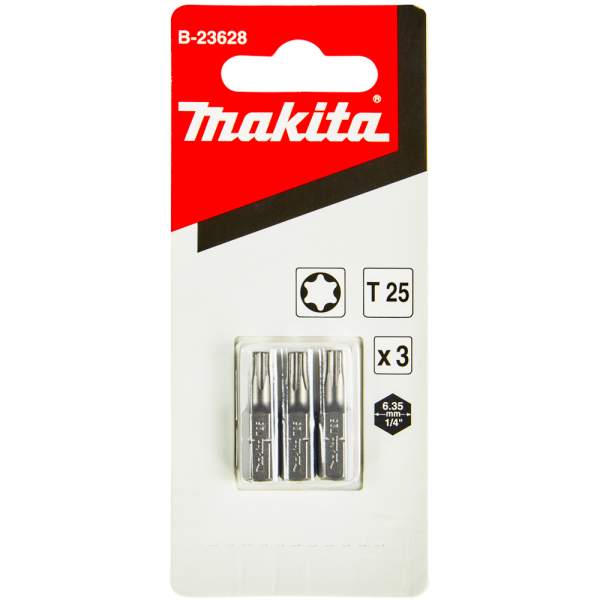 Насадка T25, 25 мм, C-form, 3 шт. [Бита MAKITA]