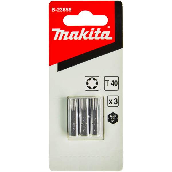 Насадка T40, 25 мм, C-form, 3 шт. [Бита MAKITA]