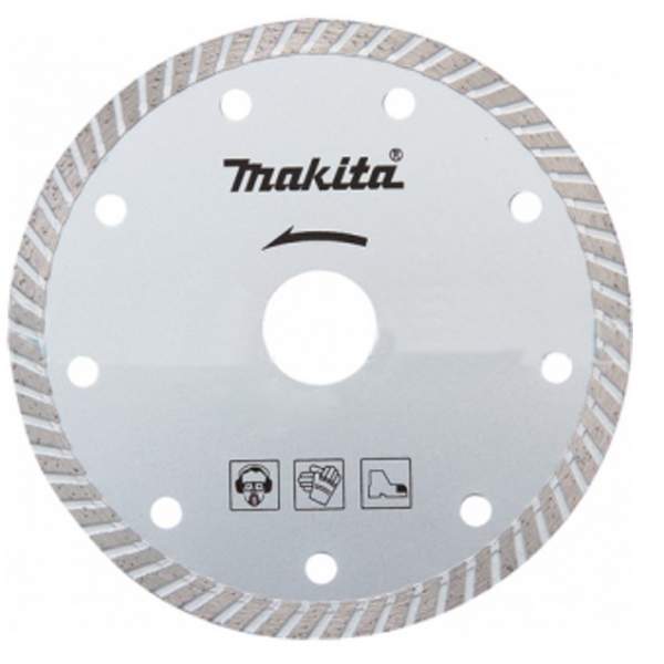 Алмазный диск сплошной рифленый по бетону 125x22,23 [Алмазный диск MAKITA сплошной рифленый по бетону 125x22,23]