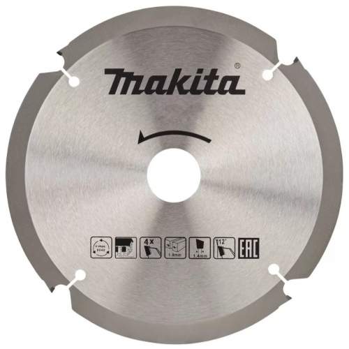 Пильный диск MAKITA 185x30x1,6x4T  для цементноволокнистых плит