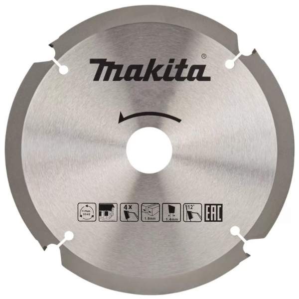 185x30x1,6x4T пильный диск для цементноволокнистых плит [Пильный диск MAKITA 185x30x1,6x4T  для цементноволокнистых плит]