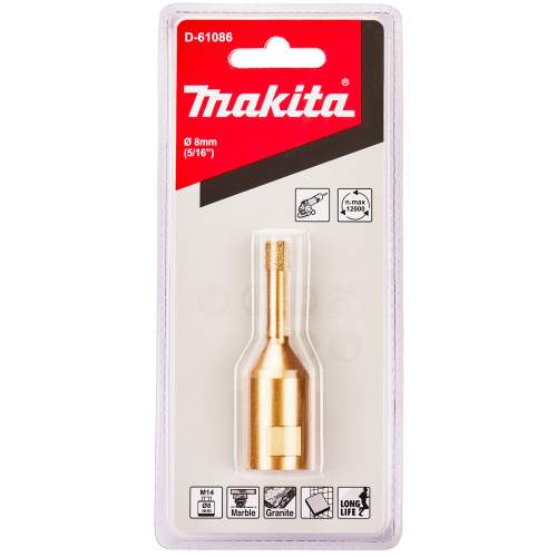 Алмазная коронка MAKITA М14x2, 8мм
