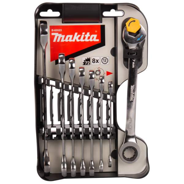 Ручной инструмент MAKITA Набор ключей комбинированных 8 шт. B-65523