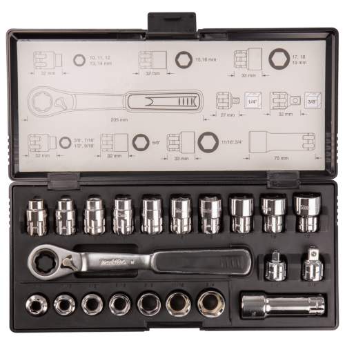 Ручной инструмент MAKITA Набор ключей и проходных головок 21 предмет B-65604