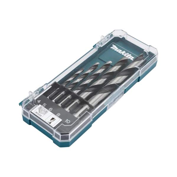 Набор сверл for Wood 5 шт. (4/5/6/8/10) [Набор сверл по дереву MAKITA for Wood 5 шт. (4/5/6/8/10)]