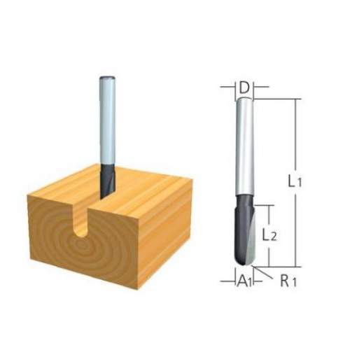 MAKITA Фреза галтельная 6х6х8х32х2Т