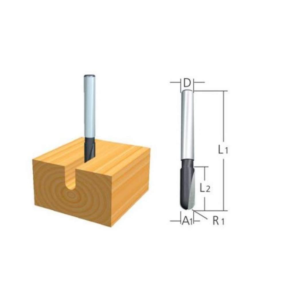 Фреза MAKITA галтельная 12х9,5х8х32х2Т