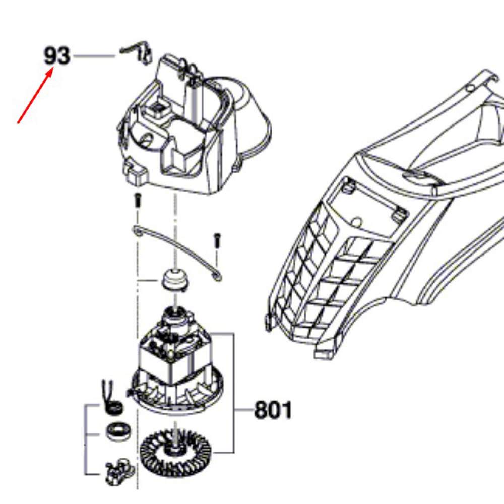 Запасная часть BOSCH Реле температуры к ARM 32 / Rotak 32 BOSCH (F016L66958)