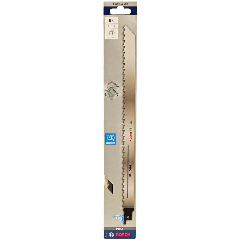 Пилка сабельная BOSCH S 1211 K Special for Ice (5 шт / 300 мм)