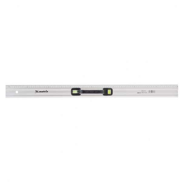 Линейка MATRIX -уровень, 800 мм, металлическая, пластмассовая ручка 2 глазка// Matrix