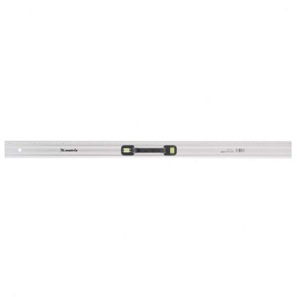 Линейка MATRIX -уровень, 1000 мм, металлическая, пластмассовая ручка 2 глазка// Matrix