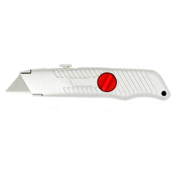 Прочий инструмент MATRIX Нож, выдвижное трапециевидное лезвие, металлический корпус// Matrix