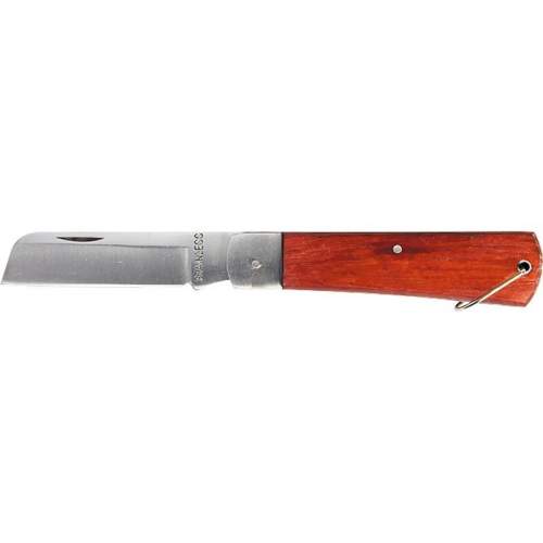 Прочий инструмент SPARTA Нож складной, 200 мм, прямое лезвие, деревянная ручка// Sparta