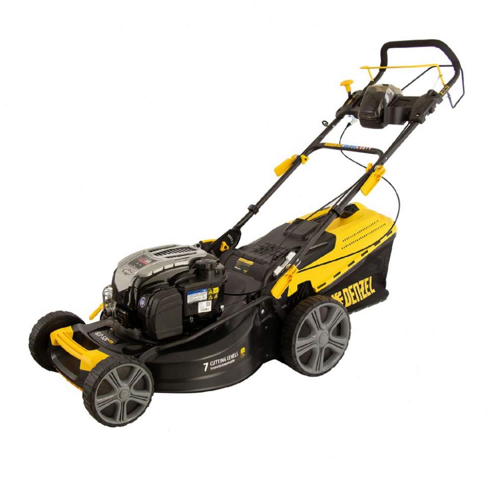 Газонокосилка бензиновая DENZEL GLD-520SP-BS, 163 см3, BRIGGS STRATTON,шир 52 см,привод,60 л// Denzel