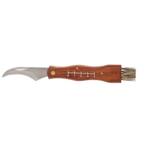PALISAD Нож грибника складной, 185 мм, деревянная рукоятка// Palisad