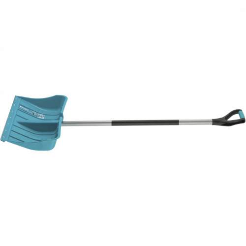 PALISAD Лопата для уборки снега пластиковая LUXE, 540х375х1520 мм, стальной черенок// Palisad