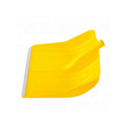 СИБРТЕХ Лопата для уборки снега пластиковая, желтая, 420х425 мм, без черенка, Россия// Сибртех