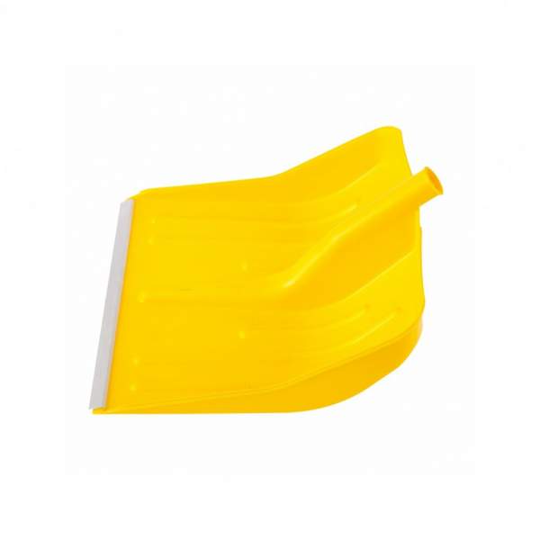 Лопата для уборки снега пластиковая, желтая, 420х425 мм, без черенка, Россия// Сибртех [СИБРТЕХ]