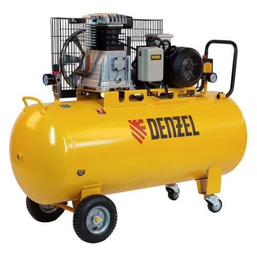 Компрессор DENZEL воздушный BCI3000-T/200, ременный привод , 3.0 кВт, 200 литров, 530 л/мин Denzel