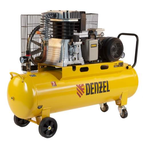 Компрессор DENZEL воздушный, ременный привод BCI4000-T/100, 4.0 кВт, 100 литров, 690 л/мин Denzel