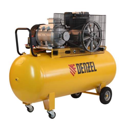 DENZEL Компрессор воздушный, ременный привод BCI5500-T/270, 5.5 кВт, 270 литров, 850 л/мин Denzel