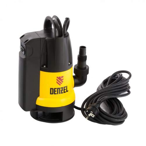 DENZEL Дренажный насос DP800A, 800 Вт, подъем 5 м, 13000 л/ч// Denzel