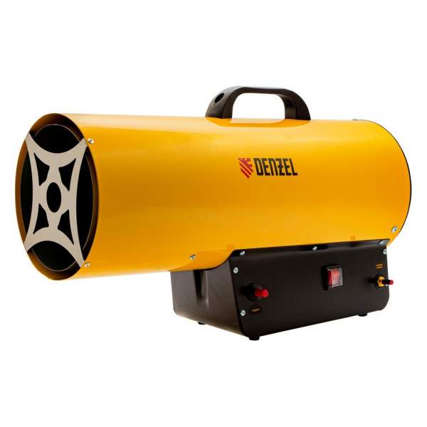Нагреватель газовый DENZEL Газовая тепловая пушка GHG-50, 50 кВт, 1400 м3/ч, пропан-бутан// Denzel