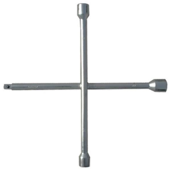 Ключ-крест баллонный, 17 х 19 х 21 мм, под квадрат 1/2