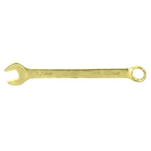 Ключ СИБРТЕХ комбинированный, 13 мм, желтый цинк// Сибртех