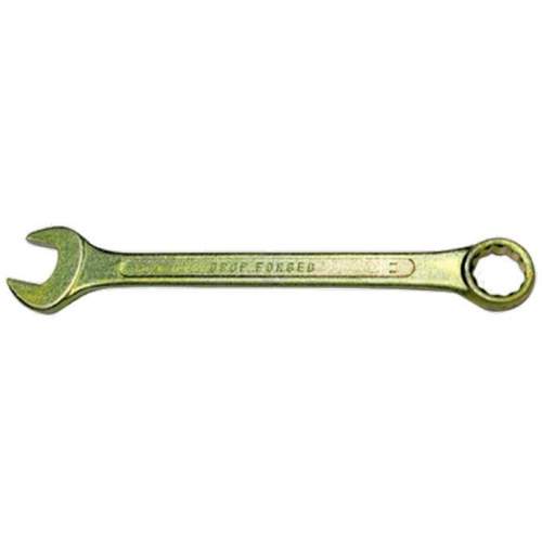 Ключ СИБРТЕХ комбинированный, 15 мм, желтый цинк// Сибртех