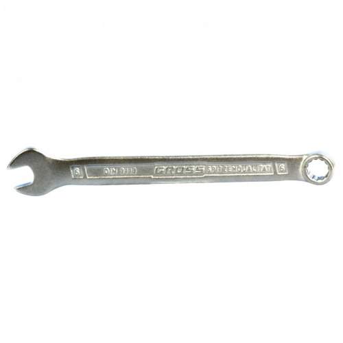 GROSS Ключ комбинированный 6 мм, CrV, холодный штамп// Gross