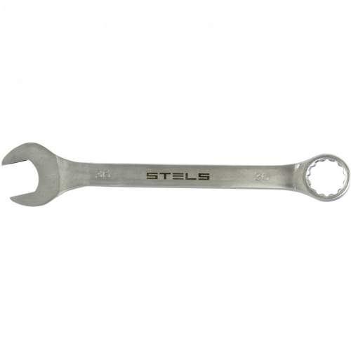 Ключ STELS комбинированный, 36 мм, CrV, матовый хром Stels