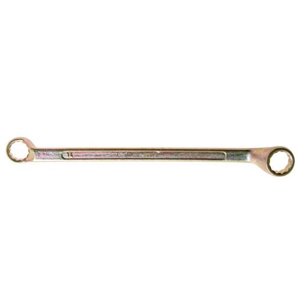 Ключ СИБРТЕХ накидной, 14 х 15 мм, желтый цинк// Сибртех