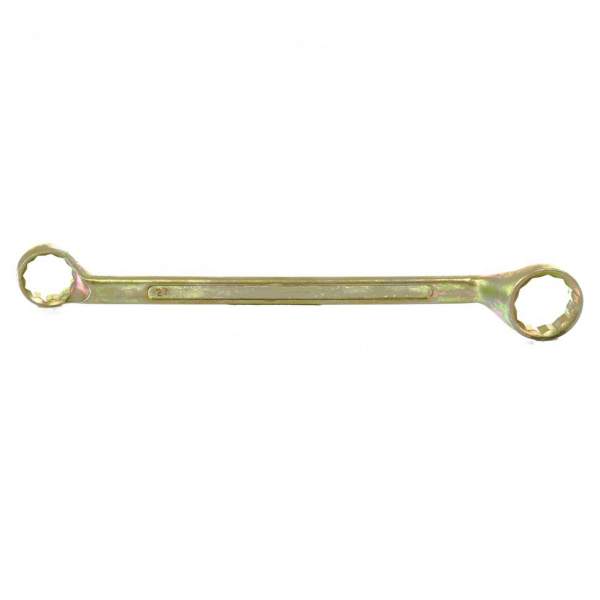 Ключ СИБРТЕХ накидной, 24 х 27 мм, желтый цинк// Сибртех