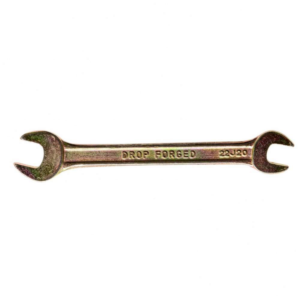 Ключ СИБРТЕХ рожковый, 8 х 10 мм, желтый цинк// Сибртех