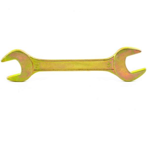 Ключ СИБРТЕХ рожковый, 30 х 32 мм, желтый цинк// Сибртех
