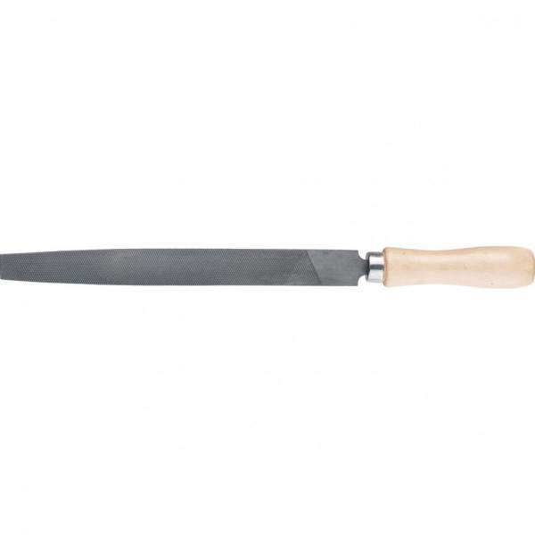 Шлифование СИБРТЕХ Напильник, 200 мм, плоский, деревянная ручка// Сибртех