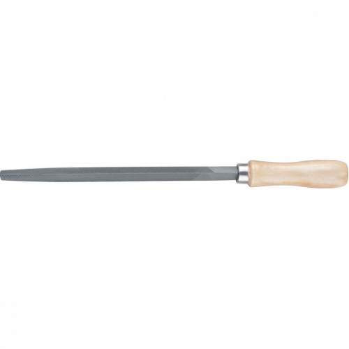 Шлифование СИБРТЕХ Напильник, 150 мм, трехгранный, деревянная ручка// Сибртех