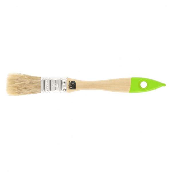Ручной инструмент СИБРТЕХ Кисть плоская 20 мм, натуральная щетина, деревянная ручка Сибртех