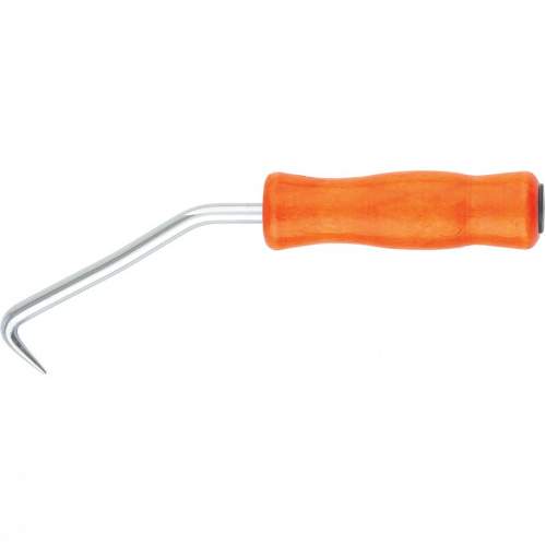 Ручной инструмент СИБРТЕХ Крюк для вязки арматуры, 210 мм, деревянная рукоятка// Сибртех