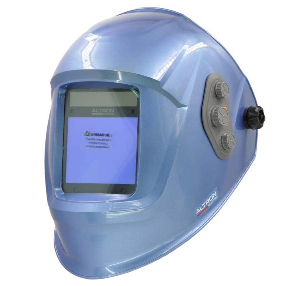 Щиток сварщика Сварочная маска ALTRON electric Thor 8000 PRO (blue) (4 сенсора; 1/1/1/2; 100х80мм; DIN 4/5-9/9-13)