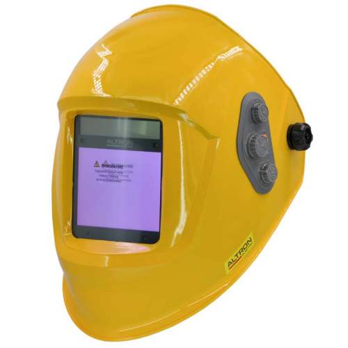 Щиток сварщика Сварочная маска ALTRON electric Thor 8000 PRO (yellow) (4 сенсора; 1/1/1/2; 100х80мм;DIN 4/5-9/9-13)