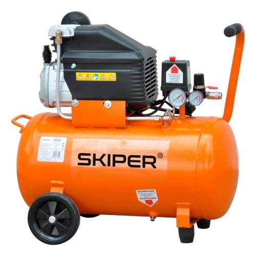  Воздушный компрессор SKIPER AR50B (до 260 л/мин, 8 атм, 50 л, 230 В, 1.80 кВт)