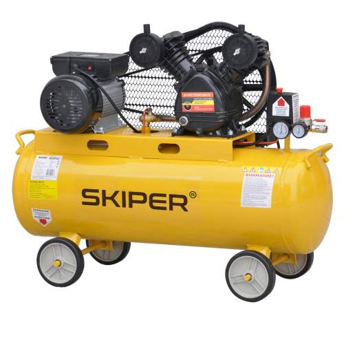  Воздушный компрессор SKIPER IBL2070A (до 300 л/мин, 8 атм, 70 л, 230 В, 2.2 кВт)